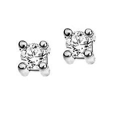 Comete Orecchini Punto Luce quattro Griffe Oro e Diamanti