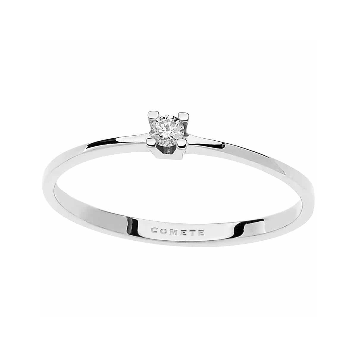 Comete anello Solitario Storia di Luce