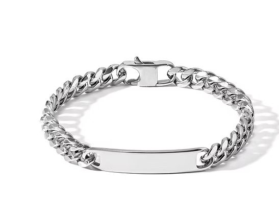 Comete Bracciale Catena con targhetta