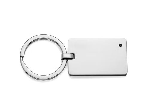 Comete Portachiavi in Acciaio lucido e Diamante nero