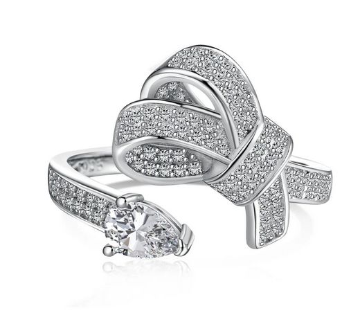 Almira Gioielli Anello Regolabile Fiocco