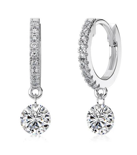 Almira Gioielli Orecchini Cerchio con Pendente