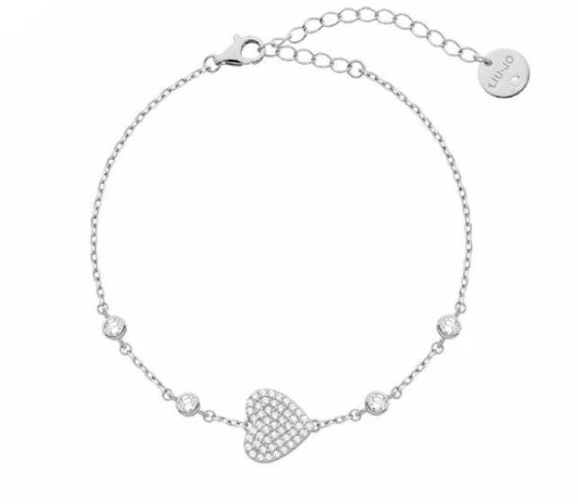 LiuJo Bracciale Cuore In Argento