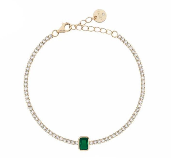 LiuJo Bracciale Tennis Dorato in Argento