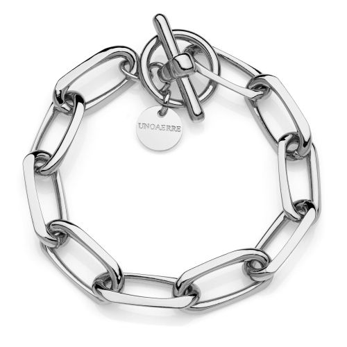 Unoaerre Bracciale catena forzatina argentata