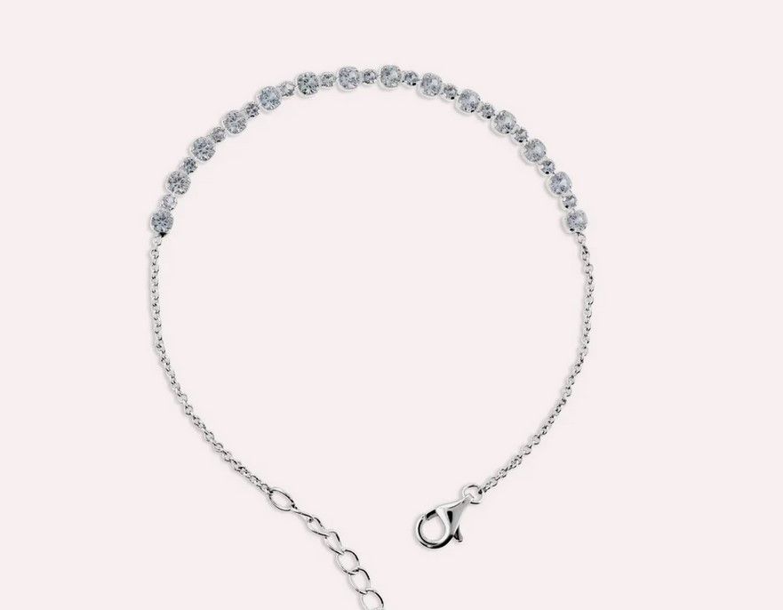 Bronzallure Bracciale Tennis Misto Glow con Cubic Zirconia