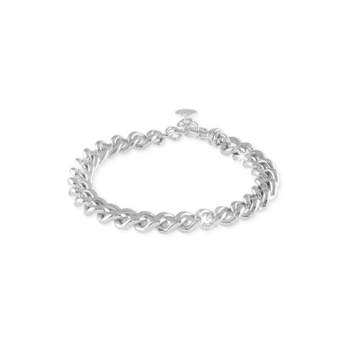 Unoaerre Bracciale catena grumetta mini argentata