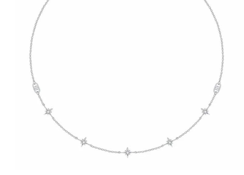 LiuJo Collana Stelle in Argento