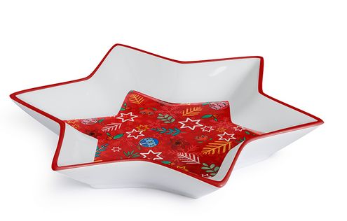 Egan Vassoio Natale Stella Rosso 21X21 Egan Vassoio Natale Stella Rosso 21X21