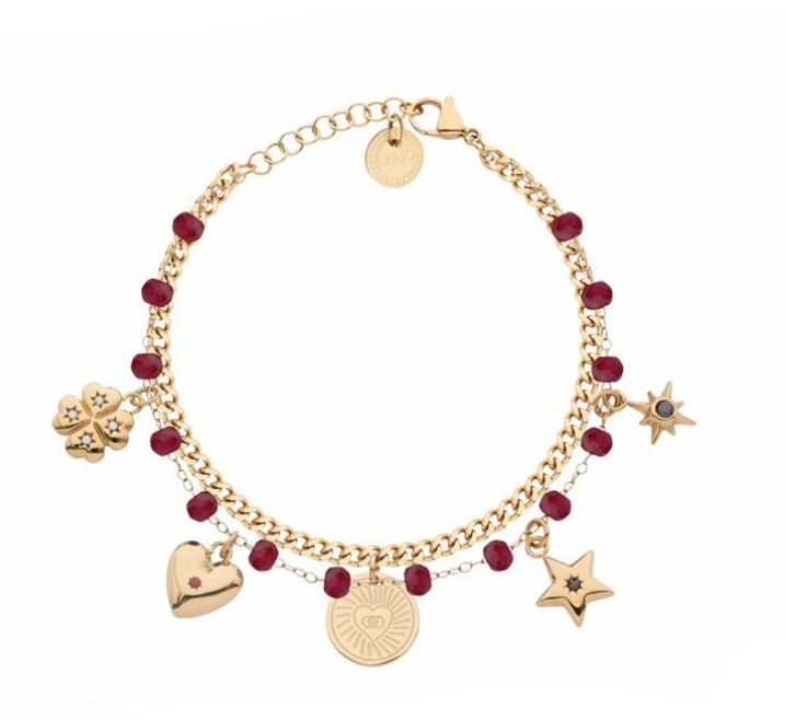 Liu Jo Bracciale Multifilo Charm