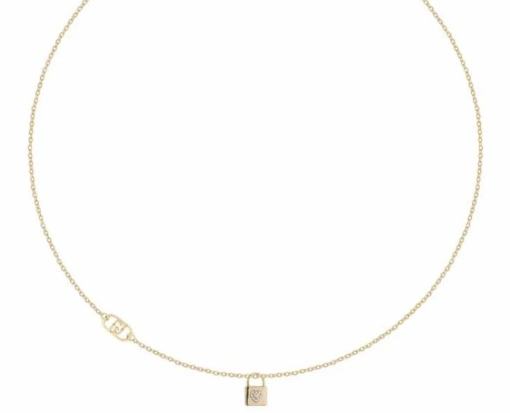 LiuJo Collana Donna in Argento Lucchetto