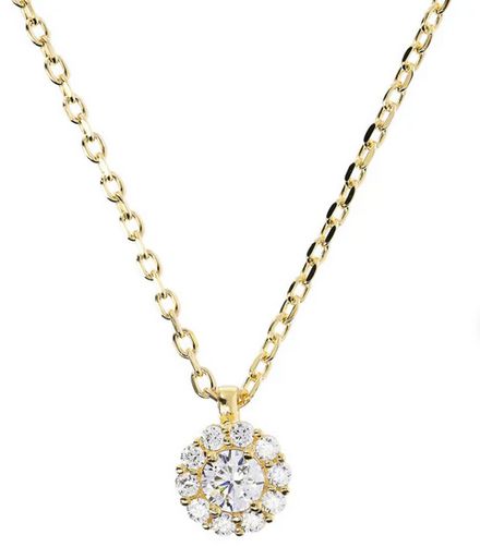 Bronzallure Collana Golden Catena Forzatina con Pendente Fiore Bronzallure Collana Golden Catena Forzatina con Pendente Fiore