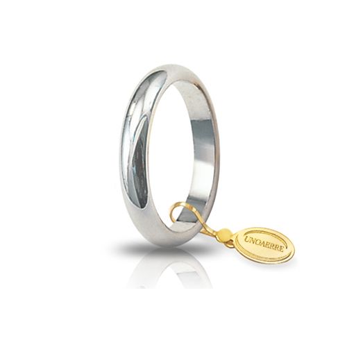 Fede Classica Gr.5 Mm 3,50, colore: Oro Bianco