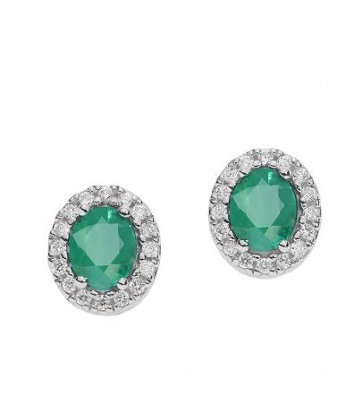 Comete Orecchini Fantasia con Smeraldo Comete Orecchini Fantasia con Smeraldo