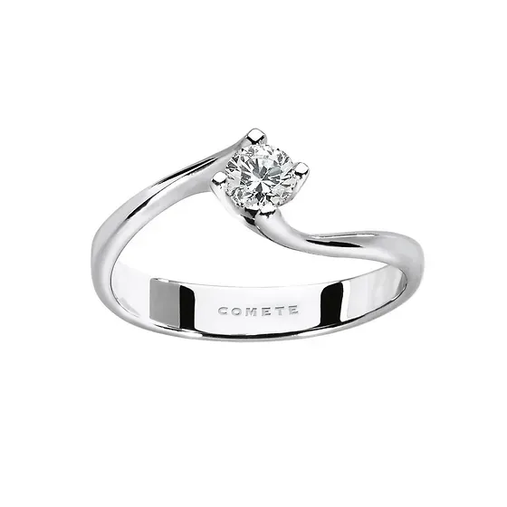 Comete Solitario Valentino in Oro e Diamante Comete Solitario Valentino in Oro e Diamante