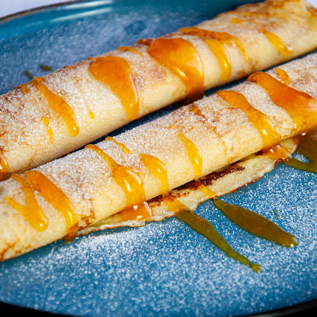 Palatschinken mit Marmelade