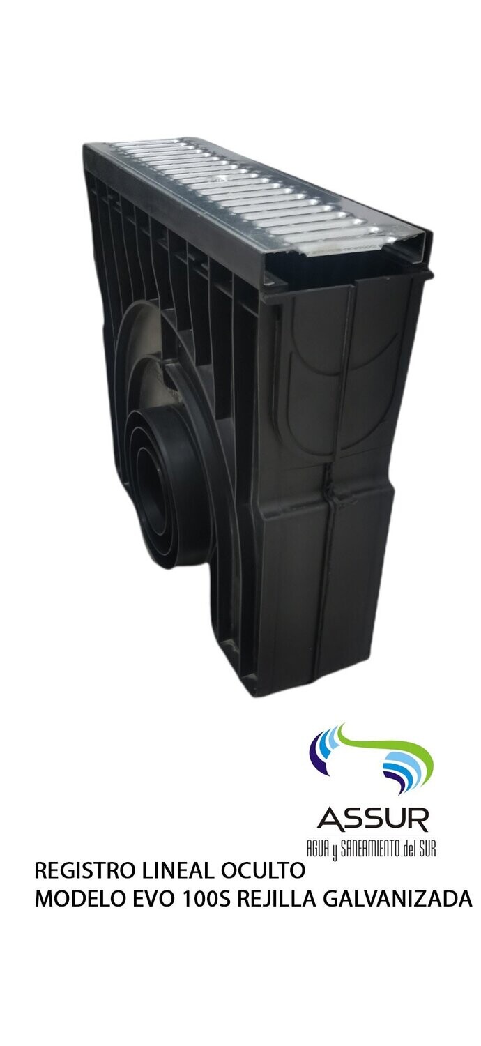 Registro Lineal Oculto Evo 100s A15 Rejilla Galvanizada