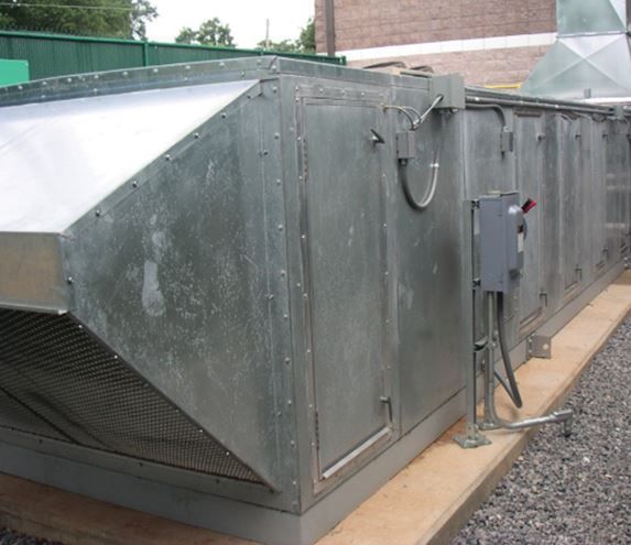 EQUIPO FILTRACIÓN DE AIRE CBRN –NRBQ COLECTIVO LINEA TALON® GRAN VOLUMEN 50.000mt3h. (DENTRO DE UN ​CONTENEDOR MARITIMO DE 20 PIES)