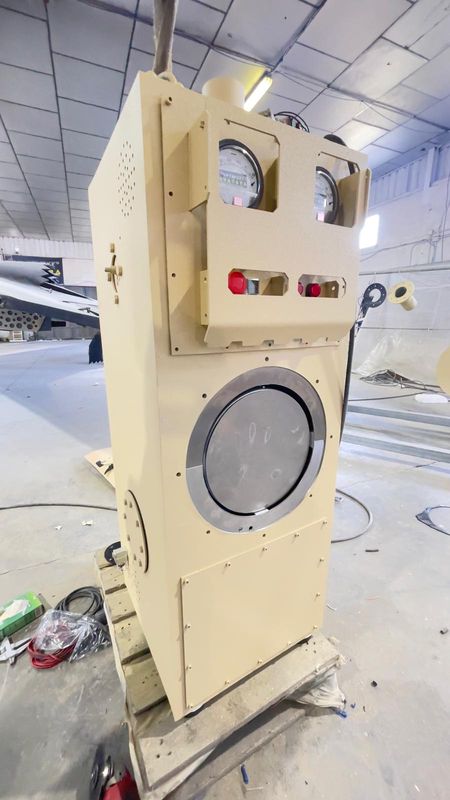 MAQUINA DE FILTRACIÓN AIRE NBC NBQ–CBRN (INCLUYE FILTRO NBC CARBON ACTIVO GRADO MILITAR . CONFORME MIL-STD-810 Y NATO) 240m3