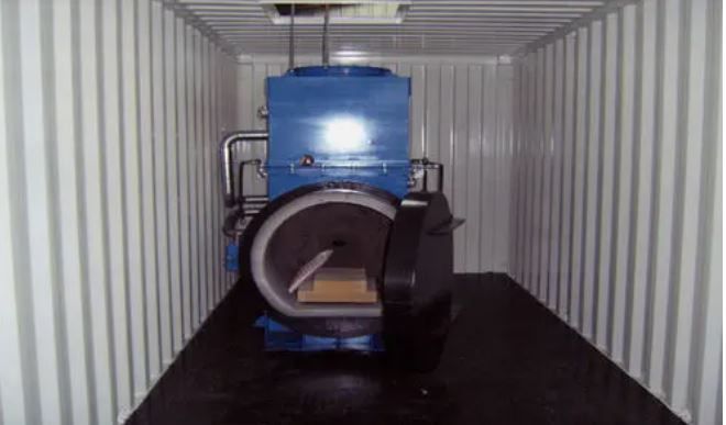 ​THE OVERVOXT MEDIFLAME™ ADVANCED MEDICAL INCINERATION SYSTEM. INCINERADORA CONTENERIZADA PARA RESIDUOS HOSPITALARIOS Y USO MILITAR. 40’