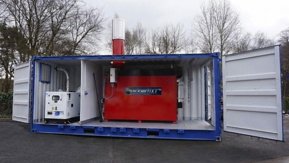 THE OVERVOXT BIOFLAME™ CONTAINER INCINERATION SYSTEM. INCINERADORA CONTENERIZADA PARA SUBPRODUCTOS ANIMALES – 20’ THE OVERVOXT BIOFLAME™ CONTAINER INCINERATION SYSTEM. INCINERADORA CONTENERIZADA PARA SUBPRODUCTOS ANIMALES – 20’