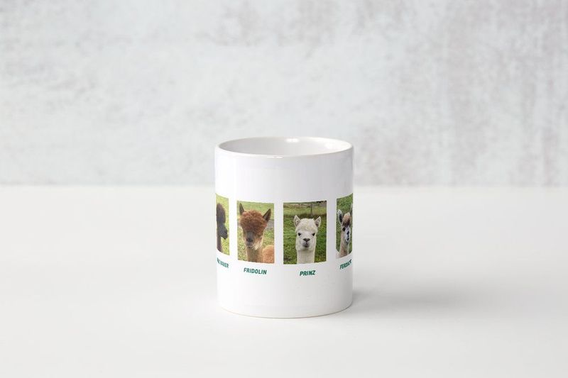Tasse Holzwinkel Alpakas