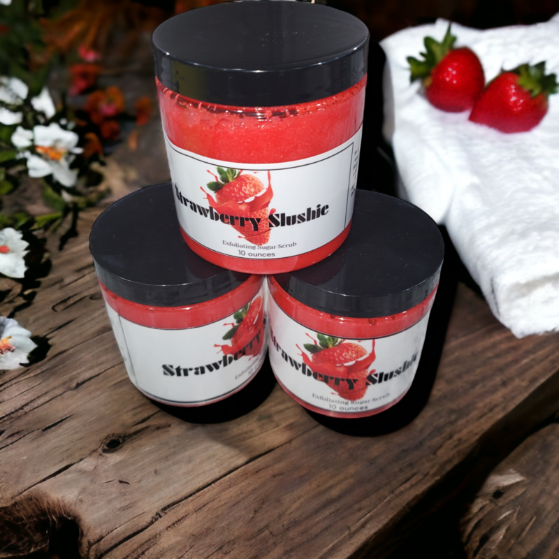 Strawberry Slushie Sugar Scrub