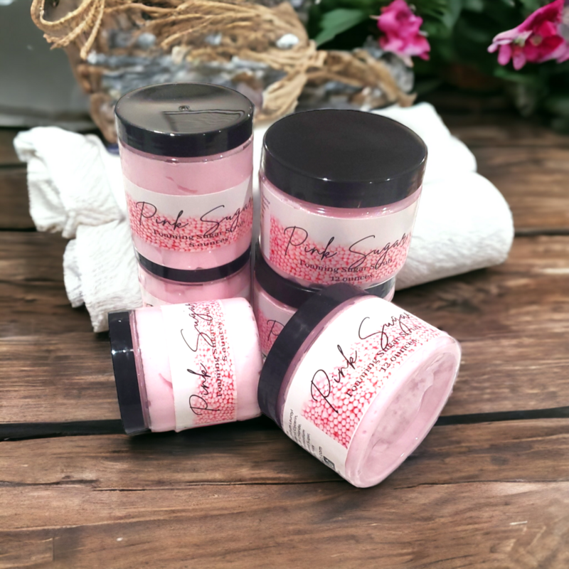 Pink Sugar Foaming Sugar Scrub