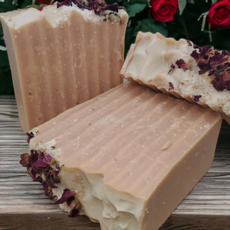 Rose Clay and Sea Salt Body Bar