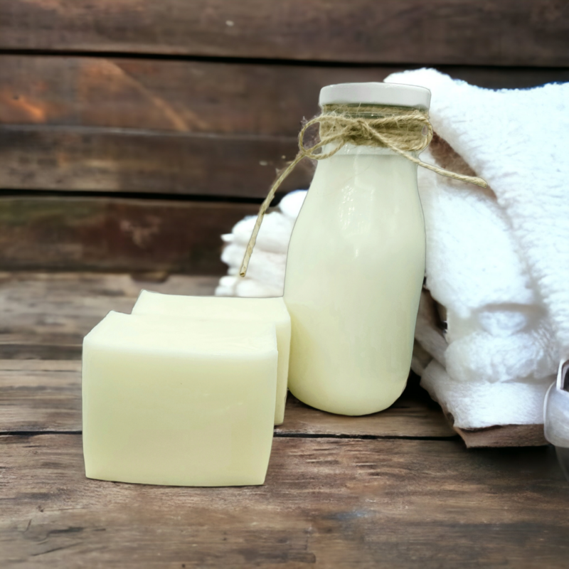 Unscented Goat&#39;s Milk Body Bar