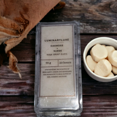 Oakmoss + Suede Wax Snap Bars