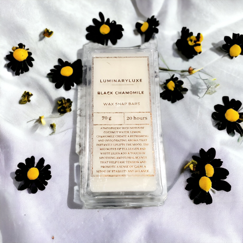 Black Chamomile Wax Snap Bars
