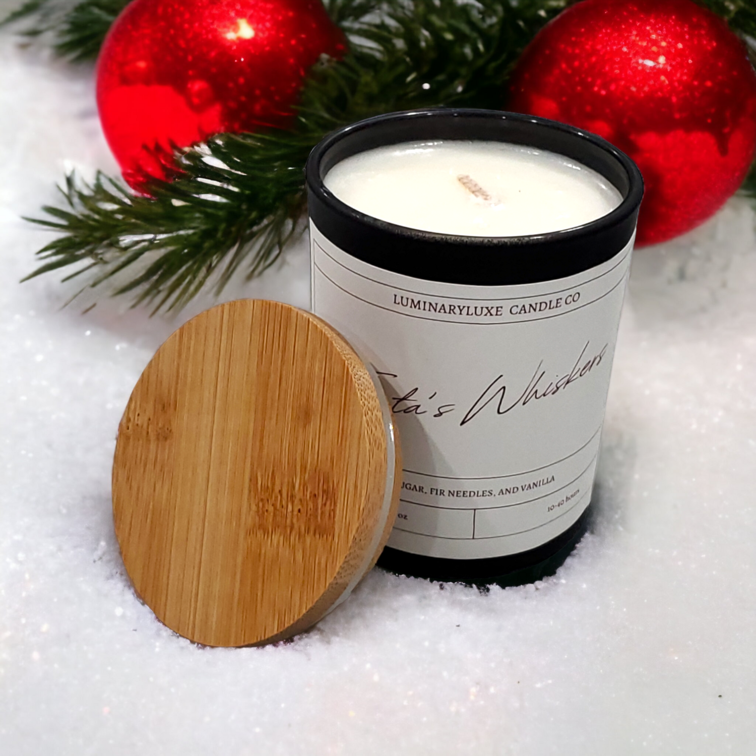 Santa&#39;s Whiskers Soy Candle