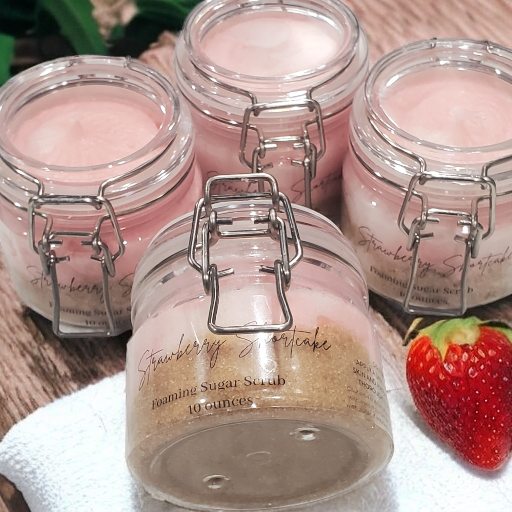 Strawberry Shortcake Foaming Sugar Scrub