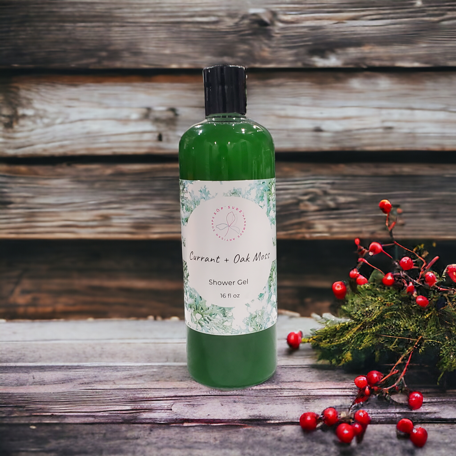 Currant + Oakmoss Shower Gel