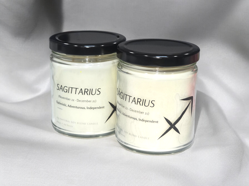 Sagittarius Parasoy Candle