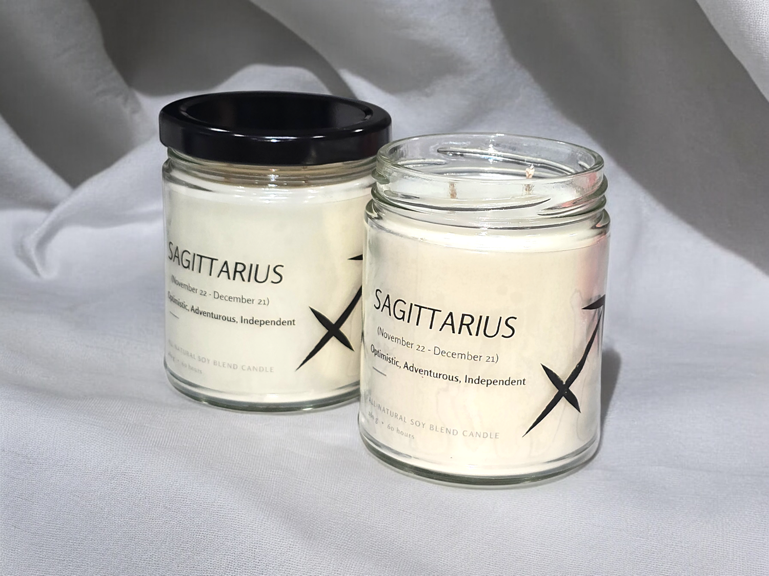 Sagittarius Parasoy Candle