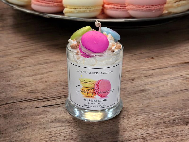Sweet Macarons Soy Blend Candle
