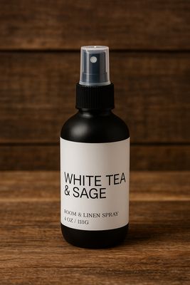 White Tea  &amp; Sage Room &amp; Linen Spray