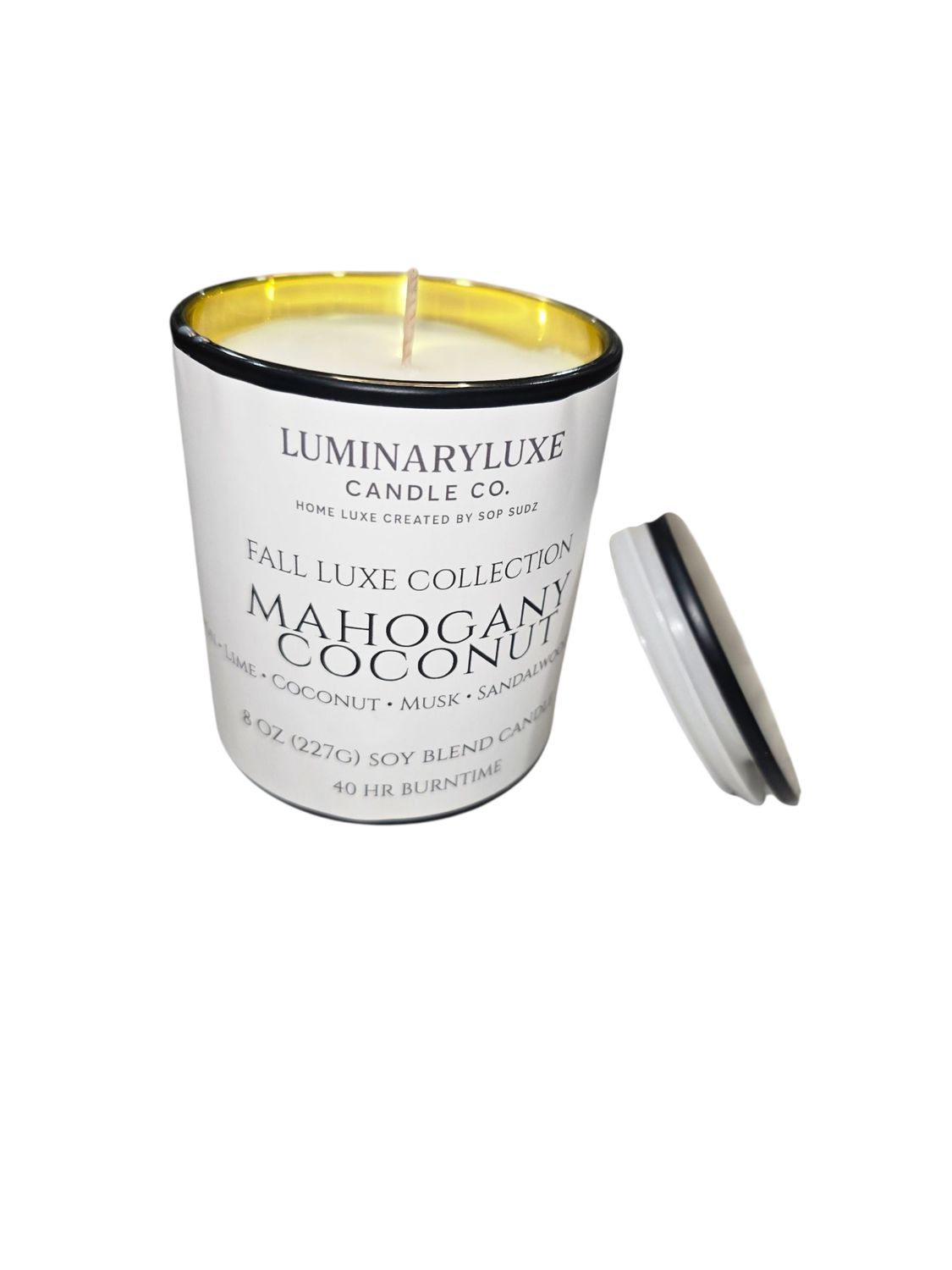 Mahogany Coconut | Luxury Soy Blend Candle