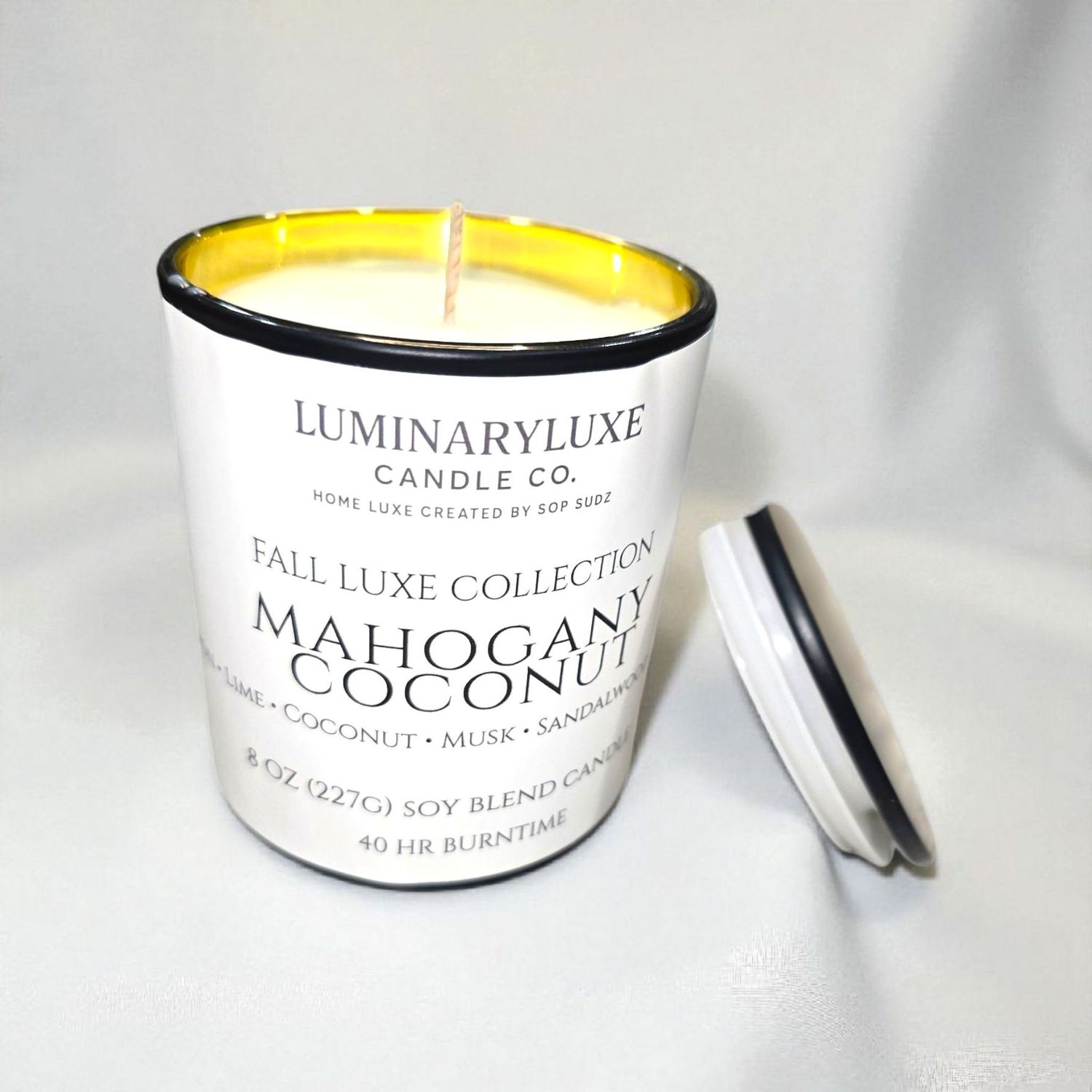Mahogany Coconut | Luxury Soy Blend Candle