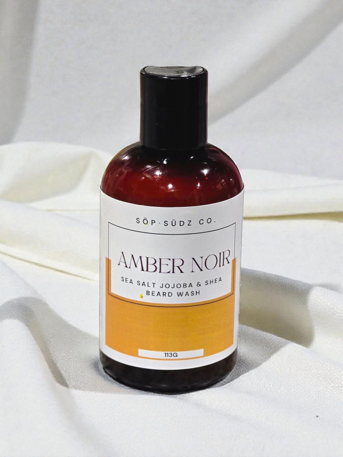 Amber Noir Sea Salt &amp; Jojoba Oil Beard Wash