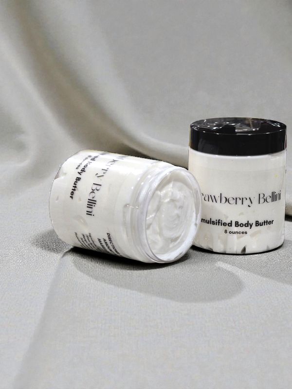 Strawberry Bellini Emulsified Body Butter