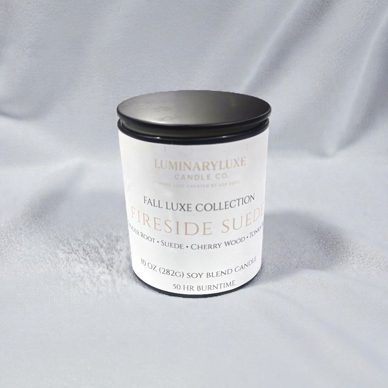 Fireside Suede | Luxury Soy Blend Candle