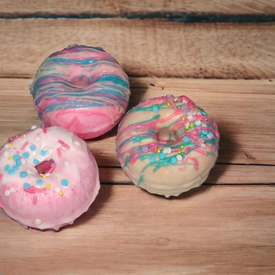 Sweet Glazed Donut Bath Bombs