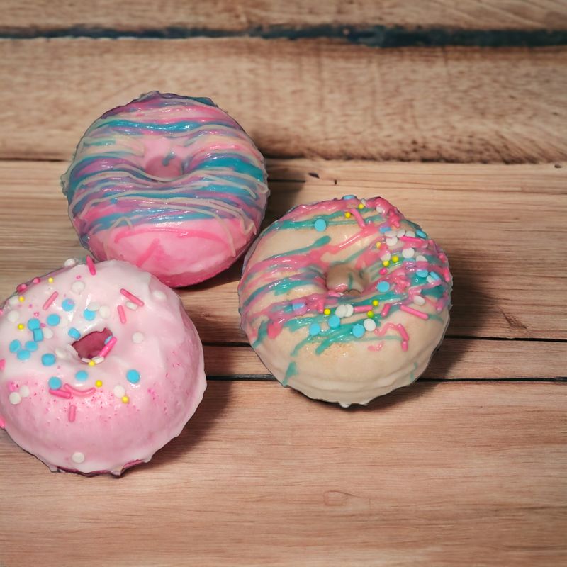 Sweet Glazed Donut Bath Bombs