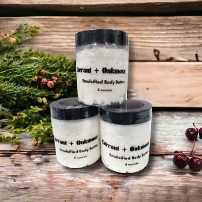 Currant + Oakmoss Emulsified Body Butter