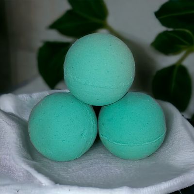 Avocado-Lime Bath Bombs