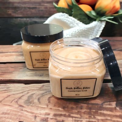 Peach Bellini Bikini Foaming Sugar Scrub