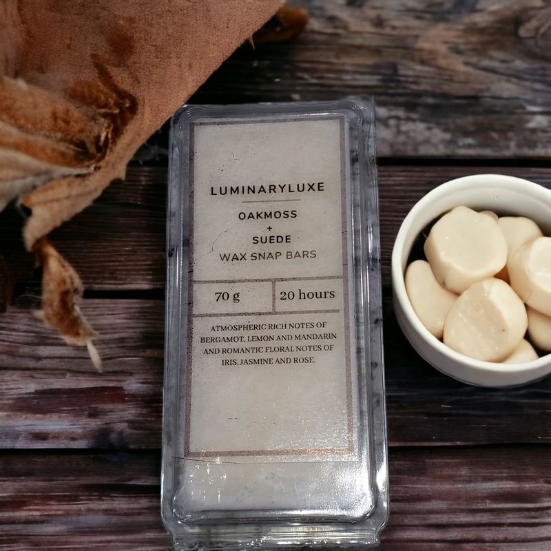 Oakmoss + Suede Wax Snap Bars